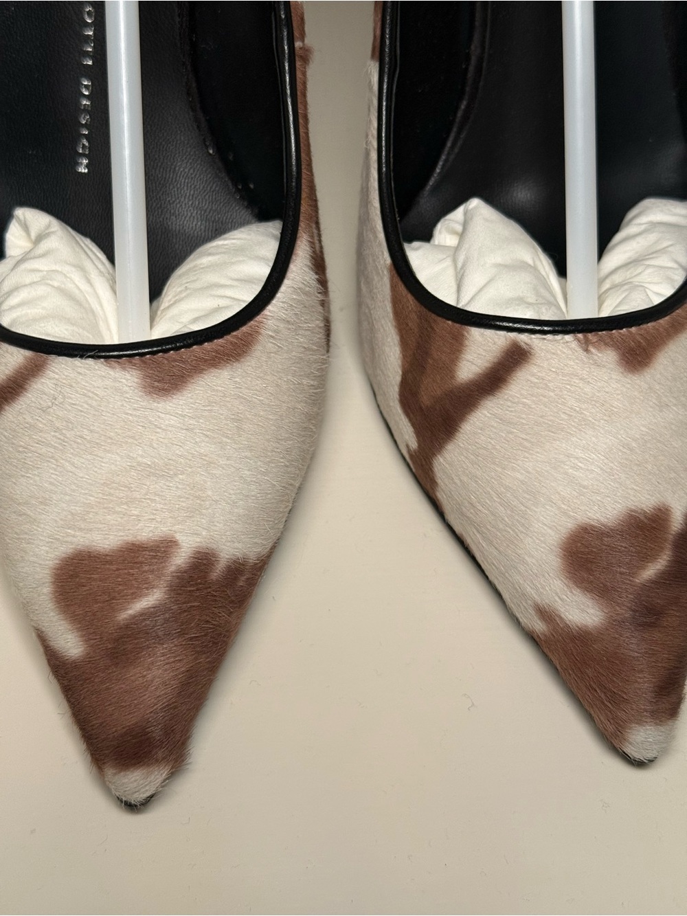 Giuseppe Zanotti Yvette Cow Print Calf Hair Pumps EU 39 - Picture 2 of 8